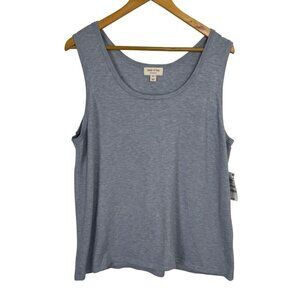 State of Day Intimates NEW Heather Grey Sweater Sleepwear Tank Top XL Soft Comfy